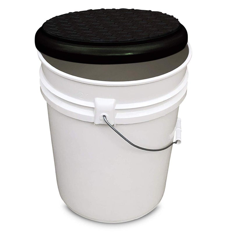 BUCKET PROS Padded Bucket Lid with Diamond Pad Frame/Black Pad-By Bucket Lidz - Image 3